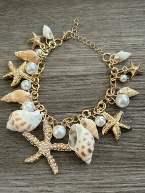 Seashell and Starfish Bracelet